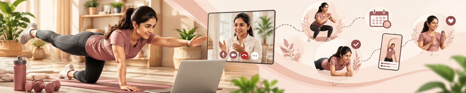Warm online fitness coaching