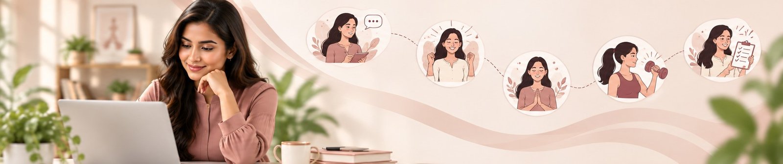 Wellness journey from planning to progress